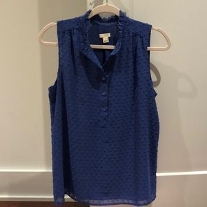 JCrew Royal Blue Tank Top